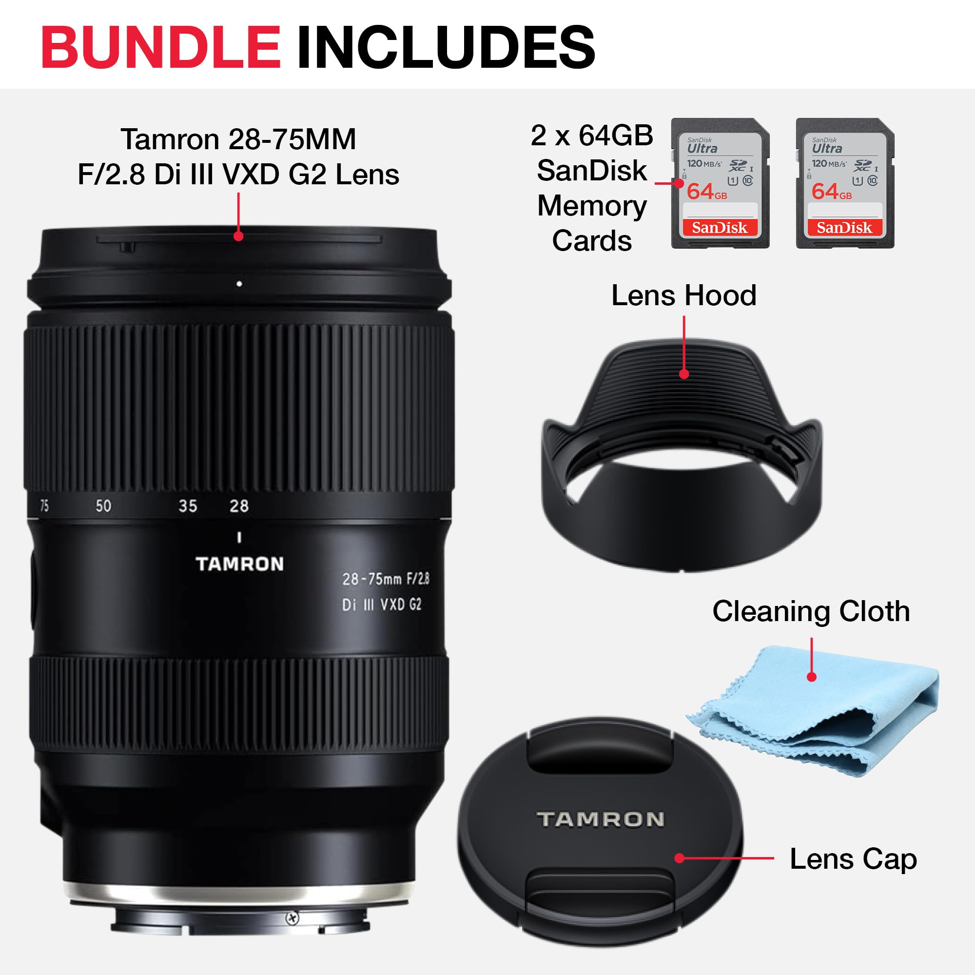 Buy Tamron 28-75mm F/2.8 Di III VXD G2 Lens for Sony E Mount